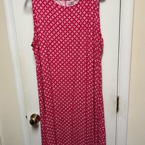 Croft & Barrow Magenta Pink Sleeveless Knit Tank Dress